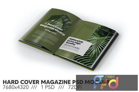 Hard Cover Magazine PSD Mockup AR2UCGA 1