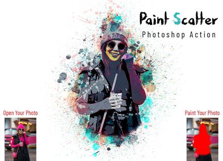 FreePsdVn.com 2203063 ACTION paint scatter photoshop action 6958814 cover