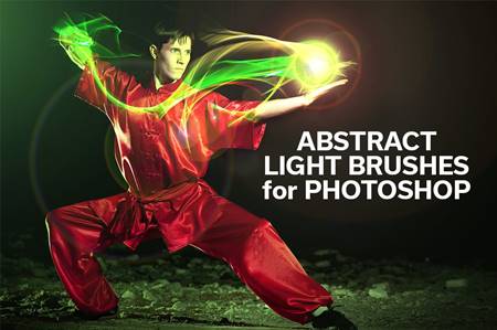 FreePsdVn.com 2203178 ACTION abstract light brushes for photoshop 1151842 cover