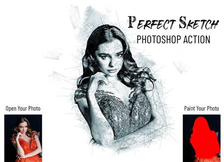 FreePsdVn.com 2203281 ACTION perfect sketch photoshop action 7037477 cover