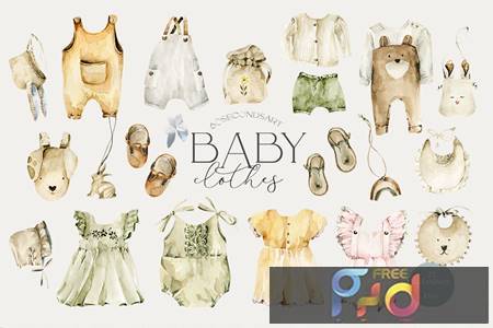 Freepsdvn.com 2203513 Stock Nursery Clipart Baby Shower Girl Dress Newborn 78e56yx