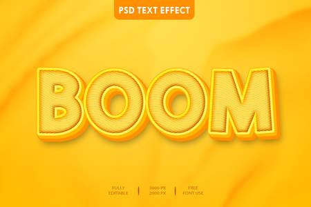 Freepsdvn.com 2203533 Mockup Boom 3d Text Effect Style 34778302 Cover