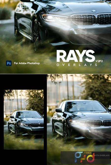 Rays - Ultra Realistic Overlays for Photoshop HNLBARL 1