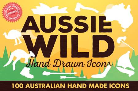 Freepsdvn.com 2204085 Vector Aussie Wild Hand Drawn Icons 1199280 Cover