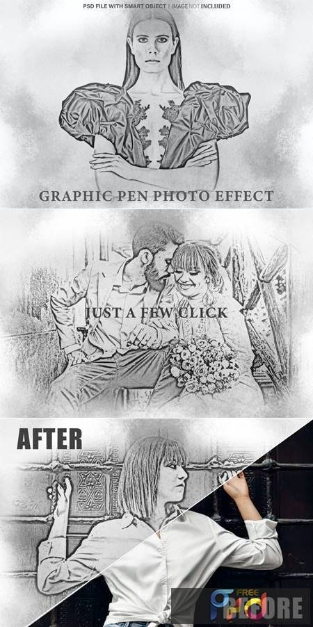 Graphic pen photo effect WPAKUGL 1