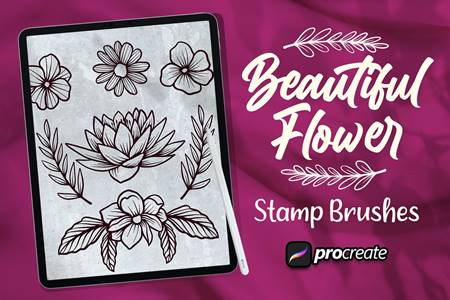 FreePsdVn.com 2204217 ACTION beautiful flower brush stamp swdaynl cover