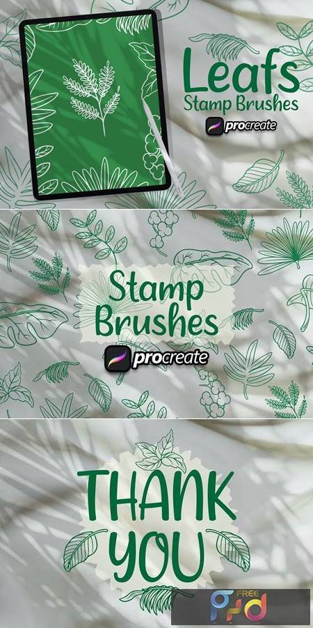 Leaf Brush Stamp JW3SYQH 1
