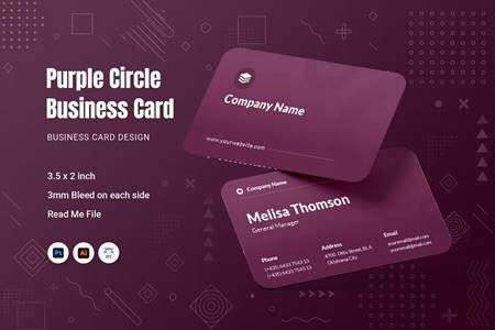 FreePsdVn.com 2204287 TEMPLATE purple circle business card 565e3ja cover