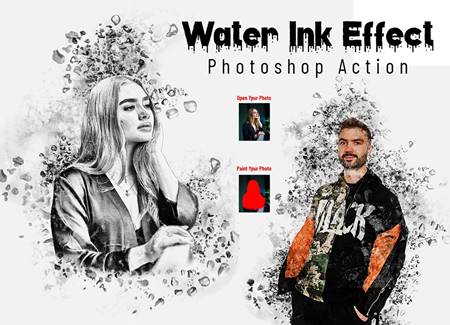 FreePsdVn.com 2204355 ACTION water ink effect photoshop action 7128635 cover