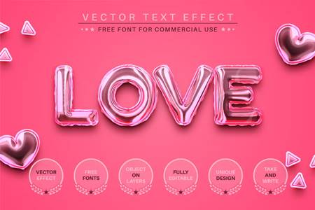 Freepsdvn.com 2204454 Vector Love Balloon Editable Text Effect Font Style 485evgw Cover