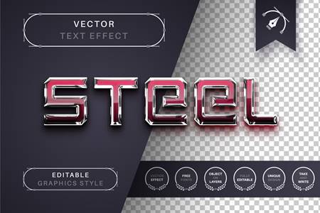 Freepsdvn.com 2204498 Vector Reflect Steel Editable Text Effect 7093575 Cover