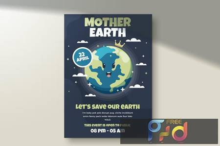 Earth Day Flyer Template Ver. 2 CSCE8UY 1