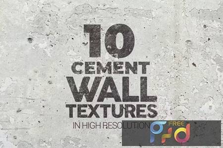 Cement Wall Textures x10 QB298NQ 1