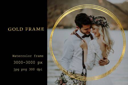 FreePsdVn.com 2205472 STOCK gold frame geometric sublimation wedding 29612990 cover