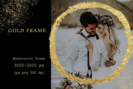 FreePsdVn.com 2205474 STOCK gold frame geometriccard wedding decor 29613482 cover