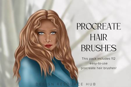 FreePsdVn.com 2205523 ACTION procreate hair brush set 1923797 cover