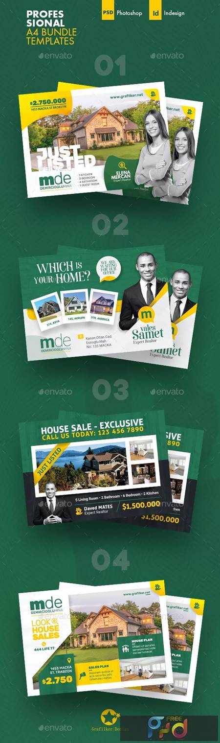 FreePsdVn.com 2206036 TEMPLATE real estate flyer bundle templates 37024046