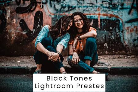 Freepsdvn.com 2206045 Preset 10 Black Tones Lightroom Prestes 2mklcx3 Cover