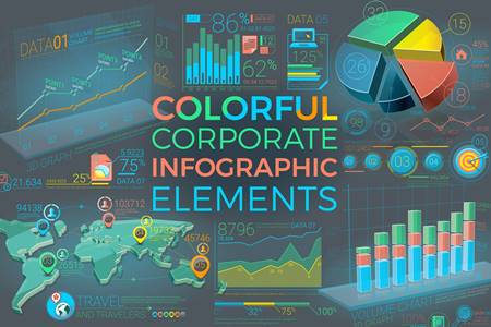 Freepsdvn.com 2206139 Vector Colorful Corporate Infographics 1169317 Cover