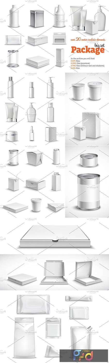 FreePsdVn.com 2206142 VECTOR realistic package set 1167469