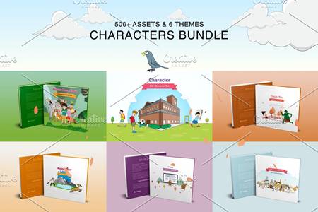 FreePsdVn.com 2206150 VECTOR storry telling characters bundle 1219121 cover