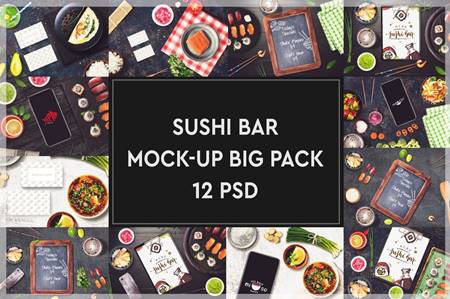 FreePsdVn.com 2206152 MOCKUP sushi bar mockups 2 2104060 cover