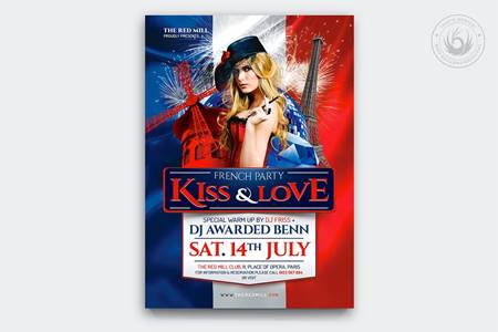 FreePsdVn.com 2206163 TEMPLATE french party flyer template v1 m3l4ysb cover