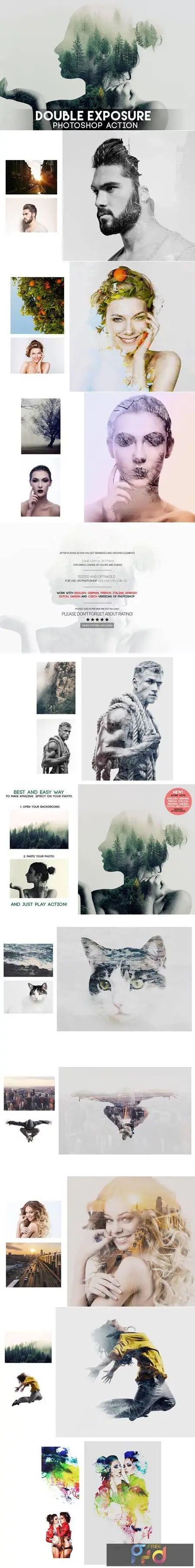 Double Exposure Photoshop Action 6NSH55 1