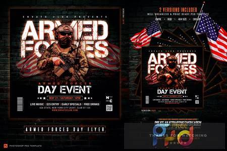 FreePsdVn.com 2206251 TEMPLATE armed forces day invitation flyer me934cu