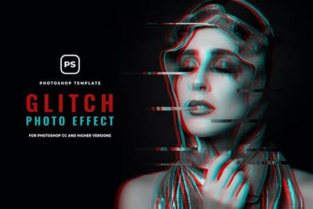 Glitch Effect Photoshop Z4FXSJX - FreePSDvn