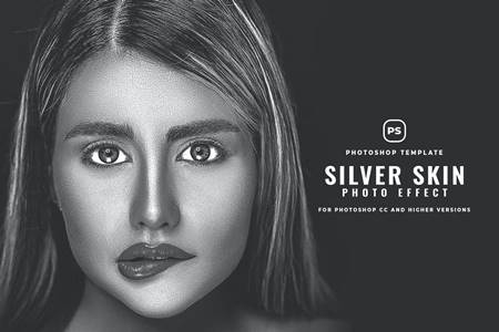 Freepsdvn.com 2207045 Action Silver Skin Effect Photoshop 4adax66 Cover