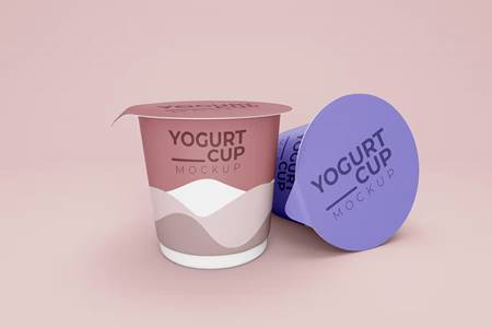 FreePsdVn.com 2207277 MOCKUP yogurt cup set mockup 4spcnnl cover