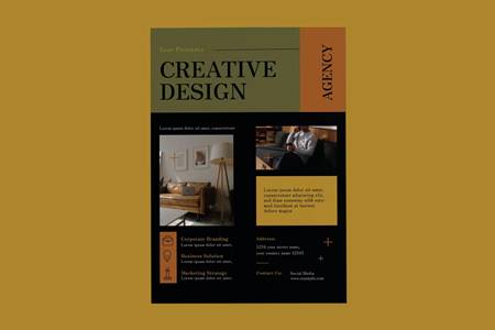 FreePsdVn.com 2207332 TEMPLATE minimalist creative agency flyer s4slsz7 cover