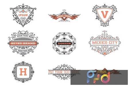 Pack of 9 logos and badges SGFFHYL 1