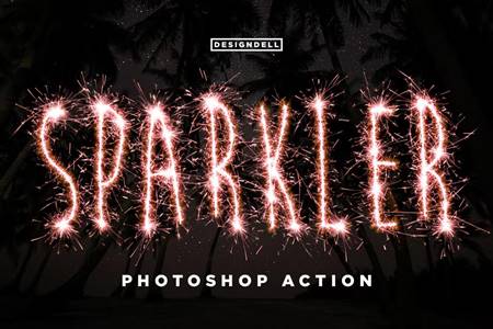 FreePsdVn.com 2207513 ACTION sparkler photoshop action kpagwee cover