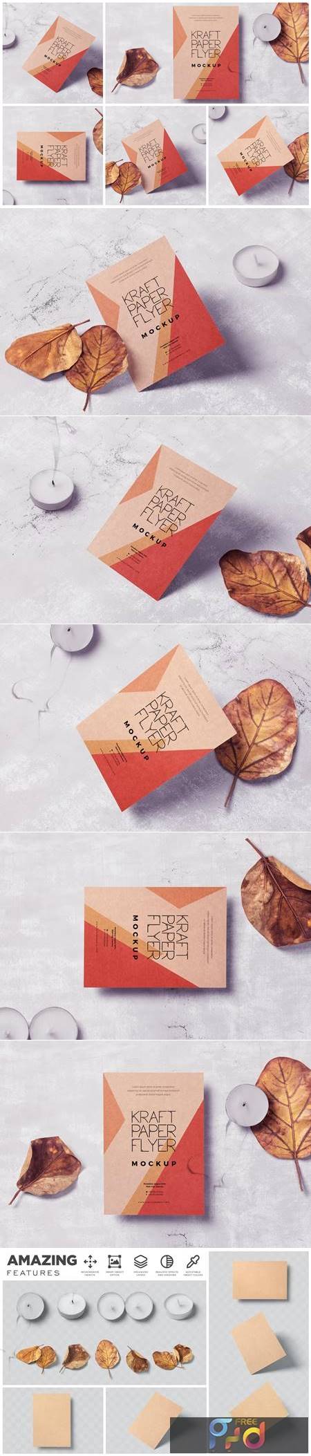 FreePsdVn.com 2208019 MOCKUP a5 kraft paper flyer mockups mdma3vy