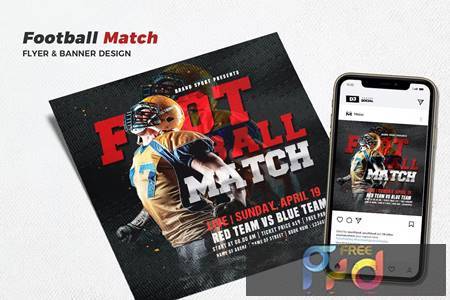 Football Match Social Media Promotion S93UJPA 1