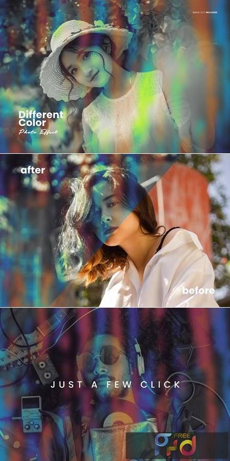 Different Color Photo Effect VFRMARM 1