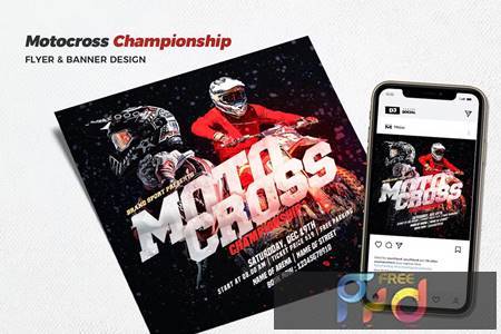 Motocross Championship Social Media Promotion WWCT49T 1
