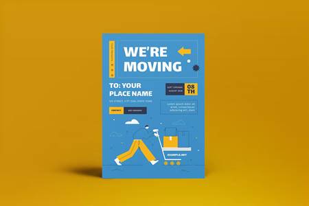 Freepsdvn.com 2208299 Template We Are Moving Flyer Wvck35f Cover