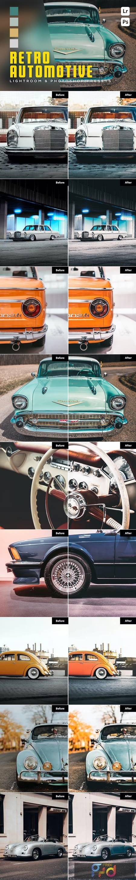 9 Retro Automotive Lightroom and photoshop presets 2KMJAK9 1
