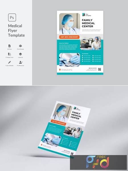 Medical Clinic Flyer 2QAZLEN 1