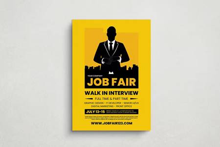 Freepsdvn.com 2208400 Template Job Fair Ks5mx5x Cover