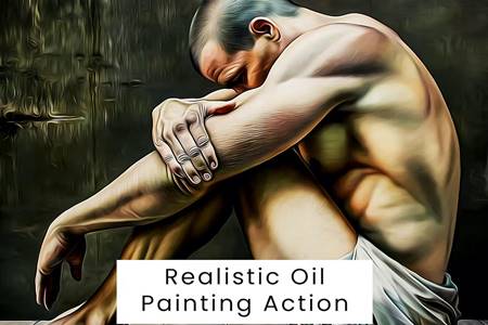 FreePsdVn.com 2208402 ACTION realistic oil painting action ggdmamw cover