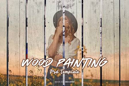 Freepsdvn.com 2208414 Action Wood Painting Photo Effect 8bgx6t2 Cover