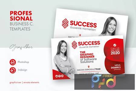 Corporate Business Card Templates 68M3HL9 1