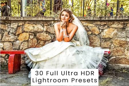 Freepsdvn.com 2208429 Preset 30 Full Ultra Hdr Lightroom Presets M63d48v Cover