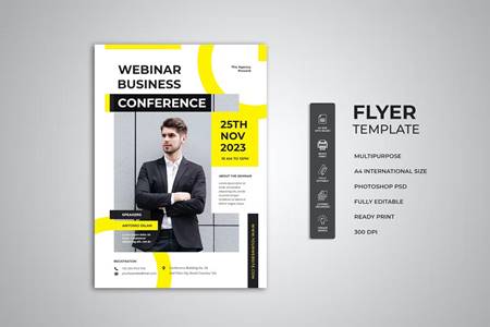FreePsdVn.com 2208440 TEMPLATE business conference flyer 2m3aa3b cover