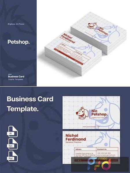 Petshop Business Card Template 24RVYQA 1