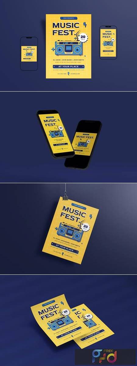 Music Festival Flyer V8YFYWF 1